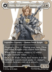 Dion, Bahamut's Dominant // Bahamut, Warden of Light - Borderless - Surge Foil